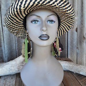 Handmade Fabric Earrings, Tassel Earring